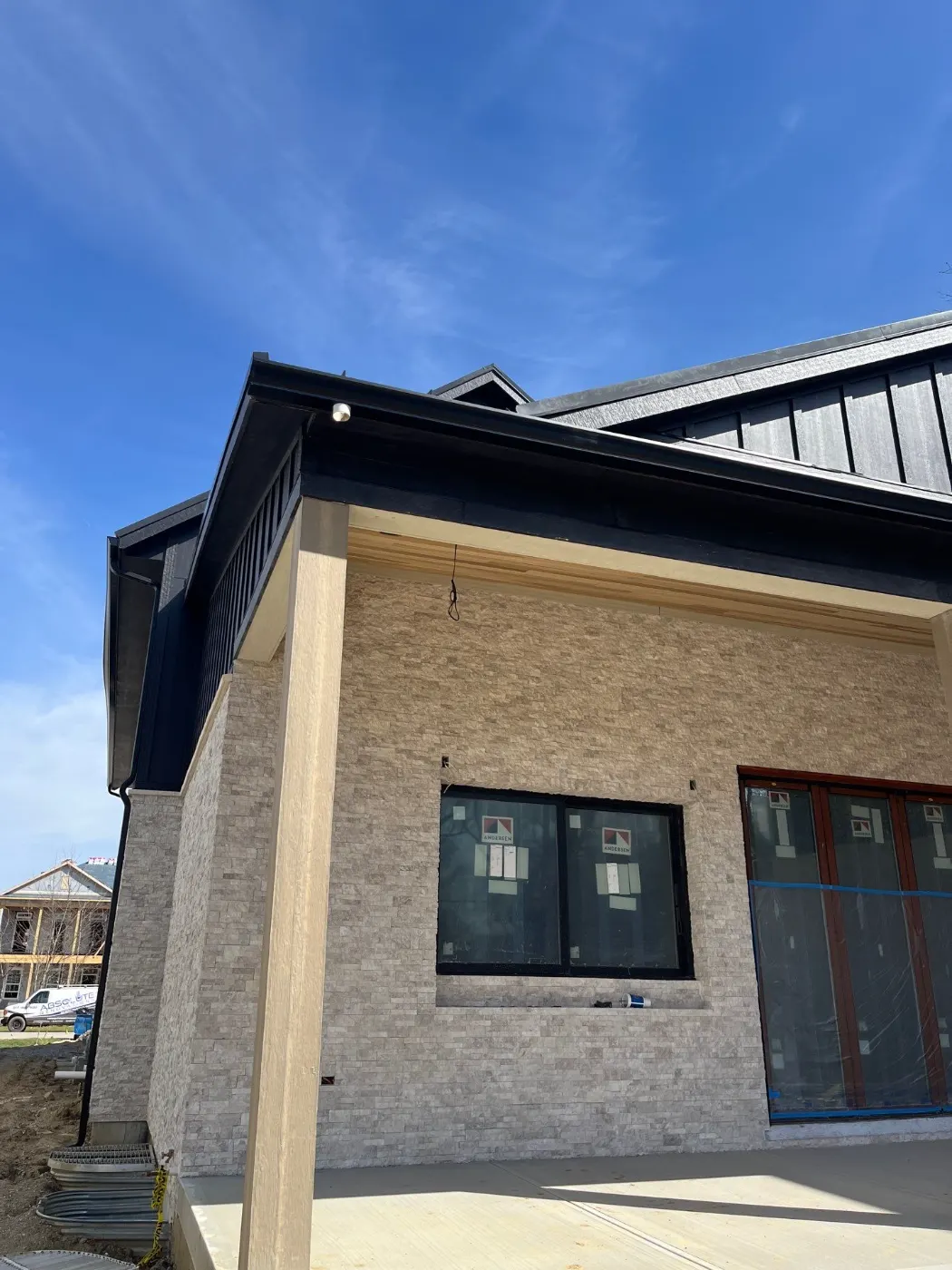 Storm-damaged siding documented in Cherry Tree