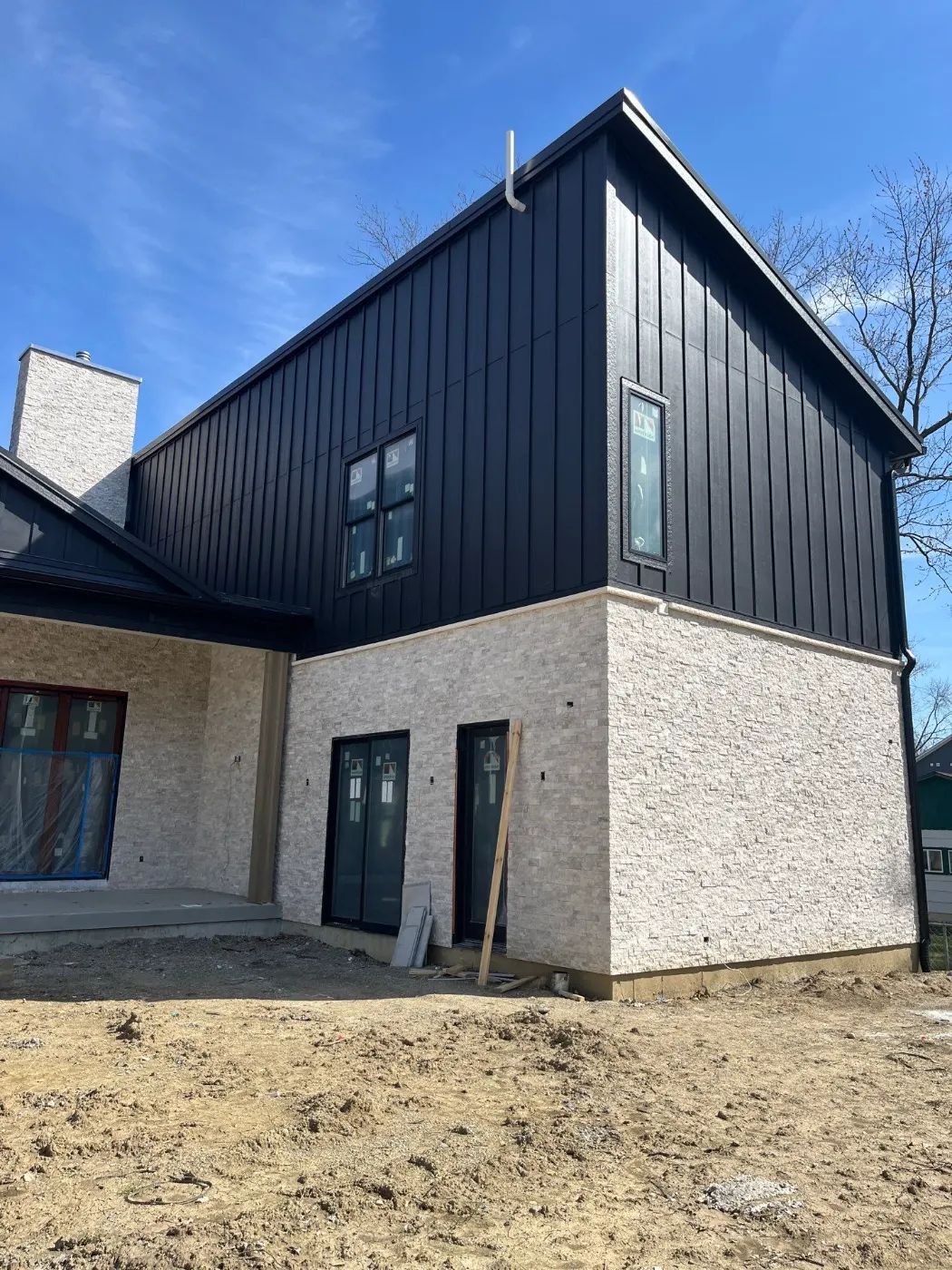 Trim and flashing detail on a Cherry Tree siding job